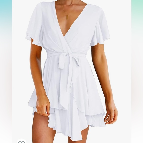 AMAZON flowy mini dress - Picture 7 of 7